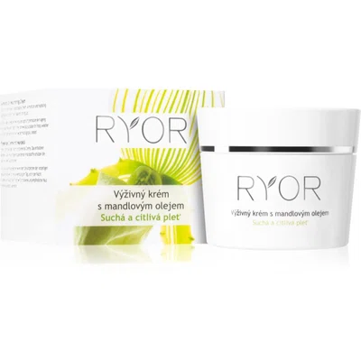 RYOR Suchá a Citlivá Pleť vyživující krém s mandlovým olejem 50 ml