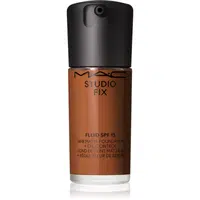 MAC Cosmetics Studio Fix Fluid SPF 15 24HR Matte Foundation + Oil Control matující make-up SPF 15 odstín NW46 30 ml