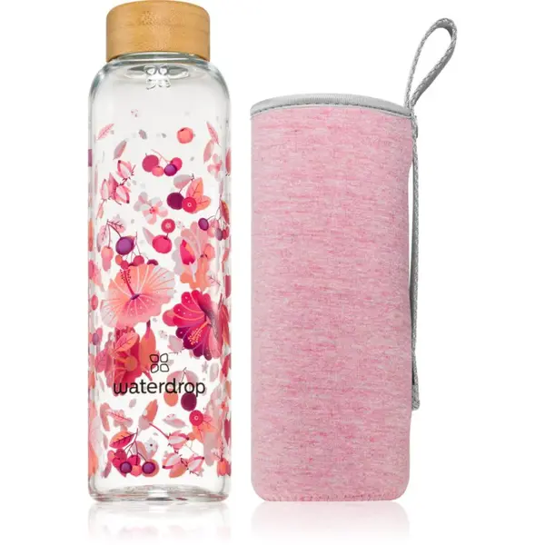 Waterdrop Glass Edition skleněná láhev na vodu Relax 1 ks