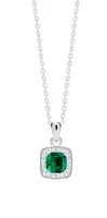 Preciosa Překrásný stříbrný náhrdelník Minas Crystal Treasures 5312 66 (řetízek, přívěsek)