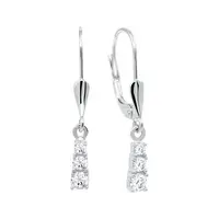 Soliter Třpytivé náušnice z bílého zlata 239 001 01209 07