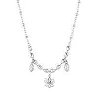 Brosway Elegantní ocelový náhrdelník Lotosový květ Chakra BHKN157