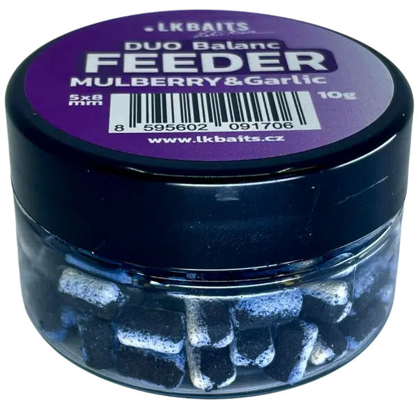 Lk baits duo balanc feeder 5x8 mm 10 g - mulberry a garlic