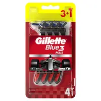 Gillette Jednorázová holítka Gillette Blue3 Plus 3+1 ks