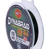 Wft splétaná šňůra round dynamix g4 green 150 m - 0,10 mm 11 kg