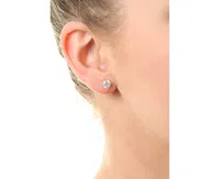MOISS Půvabné peckové náušnice se zirkony E000143 0,6 cm
