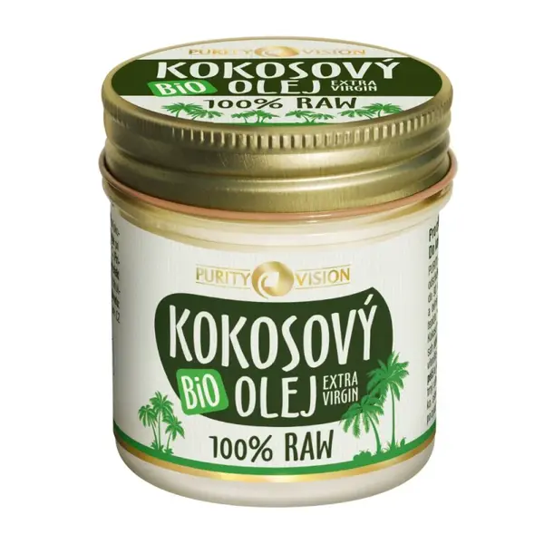Purity Vision Raw Bio Kokosový olej 120 ml