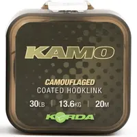 Korda návazcová šňůrka kamo coated hooklink 20 m - 80 lb 36,3 kg
