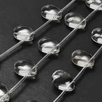 Transparent Glass Beads Strands