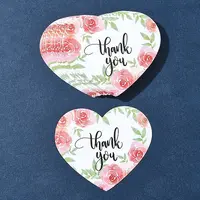 Coated Paper Thank You Greeting Card