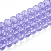 Baking Paint Transparent Glass Beads