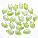 Two Tone Transparent Spray Painted Glass Pendants