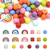 18 Style Food Grade Eco-Friendly Silicone Beads