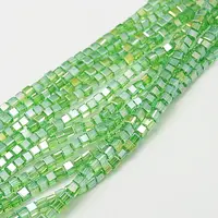 Electroplate Glass Beads Strands