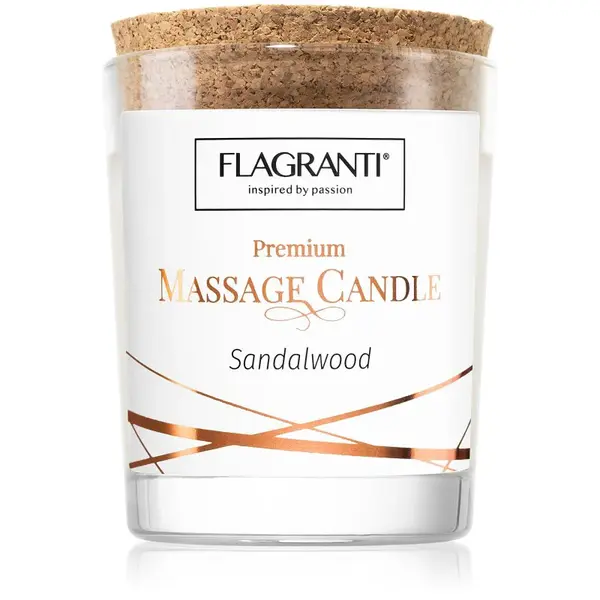 Flagranti Massage Candle Sandal Wood masážní svíčka 70 ml