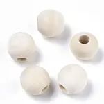 Natural Unfinished Wood Beads
