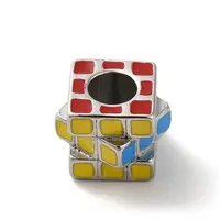 304 Stainless Steel Enamel European Beads