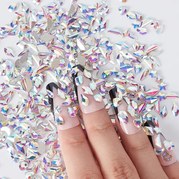 Flat Back Glass Rhinestones Cabochons