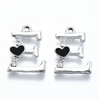 UV Plated Alloy Enamel Pendants