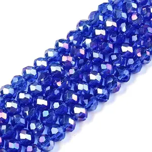 Electroplate Glass Beads Strands