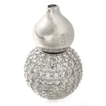 925 Sterling Silver Micro Pave Clear Cubic Zirconia Screw Clasps