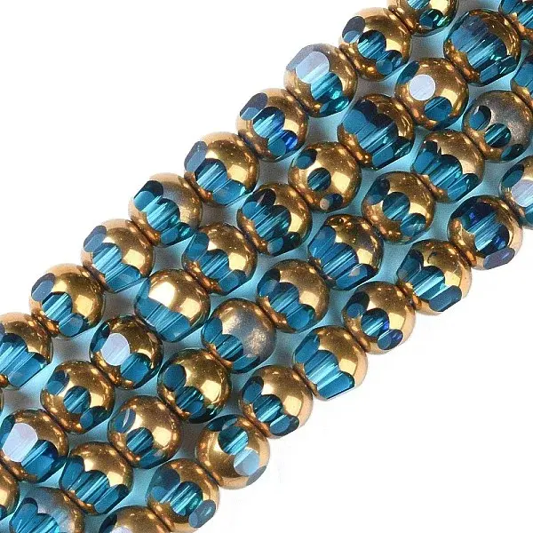 Electroplate Glass Beads Strands