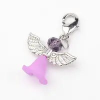 Tibetan Style Glass Pendants