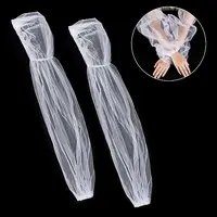 Organza Detachable Mesh Puff Sleeves