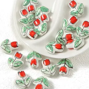 Handmade Porcelain Glazed Beads