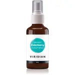 Viridian Nutrition Organic Elderberry Throat Spray sprej na bolest v krku 50 ml