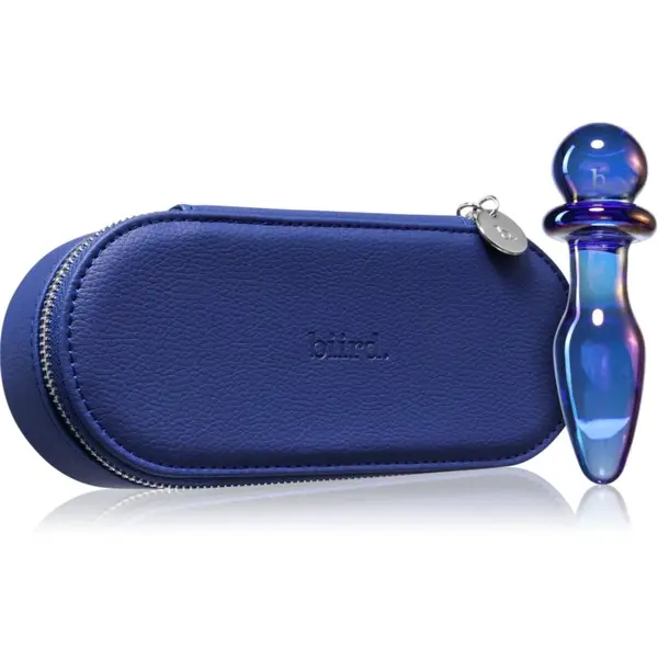 Biird Anii Glass Blue anální kolík 11.5 cm