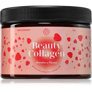 Jeme zdravo Prémiový kolagén s kyselinou hyalurónovou, vitamínom C a 8 látkami pre krásne vlasy, nec kolagén s kyselinou hyalurónovou príchuť Strawber