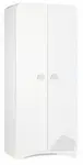 Šatní skříň 2d celeste - bílá