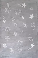 Kusový koberec 120x180 luna - šedá/bílá