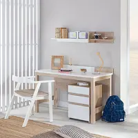 Malý studijní kout artos - dub sofia/bílá