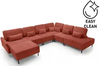 Polohovací sedací souprava do u adapto - pravá - výběr potahu - snadné