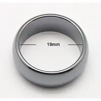 Magnetic Synthetic Hematite Wide Band Rings