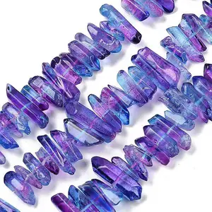 Natural Dyed Quartz Beads Strands