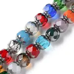Electroplate Glass Beads Strands