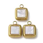 304 Stainless Steel Resin Pendants