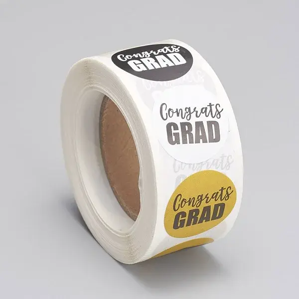 Self-Adhesive Kraft Paper Gift Tag Stickers