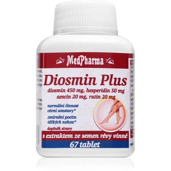 MedPharma Diosmin Plus tablety pre správnu funkciu srdca 67 tbl