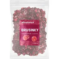 Allnature Brusnice sušené sušené ovocie nesírené 1000 g