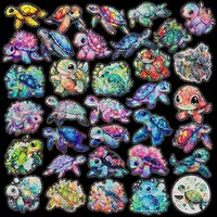50Pcs Sea ??Turtle PVC Waterproof Stickers
