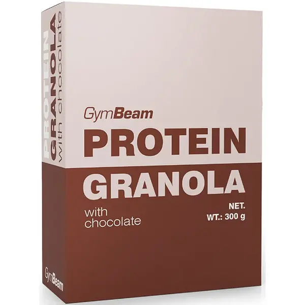 GymBeam Protein Granola granola s proteínom príchuť Chocolate 300 g