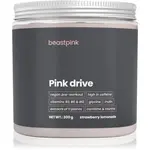 BeastPink Pink Drive podpora športového výkonu s kofeínom príchuť Strawberry Lemonade 300 g