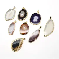 Natural Agate Pendants