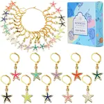 Starfish Alloy Enamel Pendant Decorations