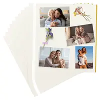Paper 4 Ring Loose Leaf Binder Adhesive Refill Page Sheets