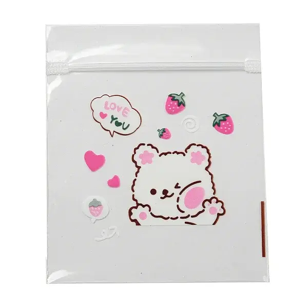 Rectangle Plastic Zip Lock Gift Bags